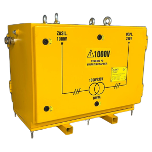 Transformator dwufazowy typu TD-10/1000/230V